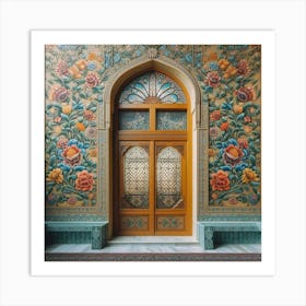 Arabic door (Baghdad style) Art Print