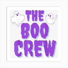 The Boo Crew Halloween Ghost Costume Art Print