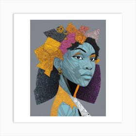 African Woman Art Print