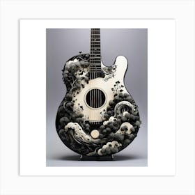 Yin and Yang in Guitar Harmony 19 Art Print
