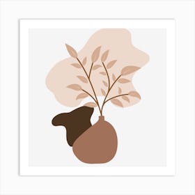 Pear In A Vase Art Print