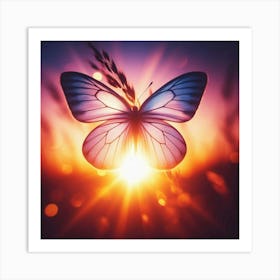 Butterfly - Butterfly Stock Videos & Royalty-Free Footage 17 Art Print