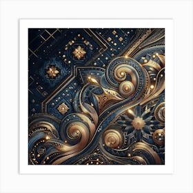 Mosaic pattern 2 Art Print