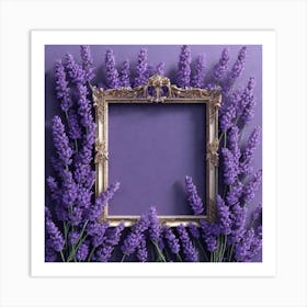 Lavender Frame 5 Art Print