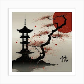 Asian Art Art Print