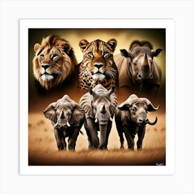 Little Bit Of Africa Art Print