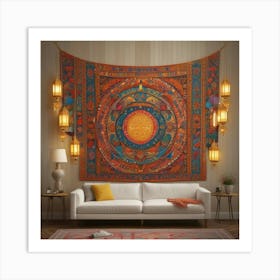 Bohemian Tapestry Art Print