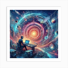 Sci-Fi Painting Art Print