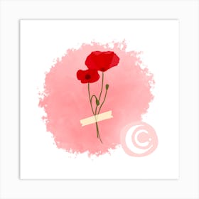 Poppy (Water Flower) Art Print