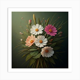 Bouquet Of Flowers 1 Art Print