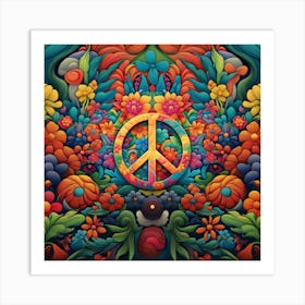 Peace Sign 4 Art Print