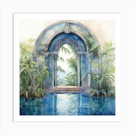 Gate To The Garden Art Print