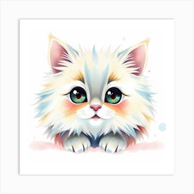 Cute Kitten Art Print