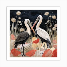 Bird In Nature Pelican 4 Art Print