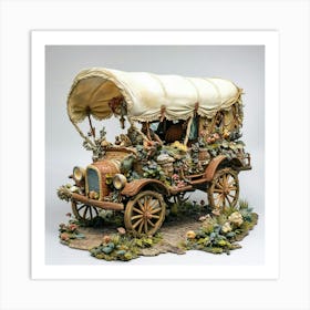 Covered Wagon Art Print