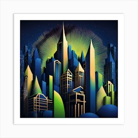 Cityscape 1 Art Print