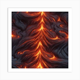 Lava Art 1 Art Print