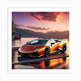 Lamborghini 5 Art Print