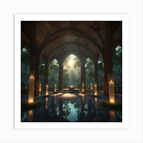 Mediterranean Garden Art Print