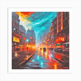 Night City Art Print