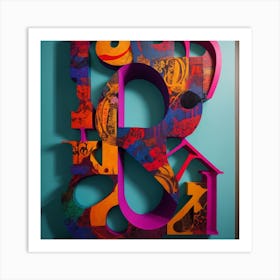 'The Letter B' Art Print