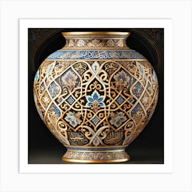 Islamic Vase 1 Art Print