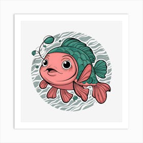 Fish In A Circle Art Print