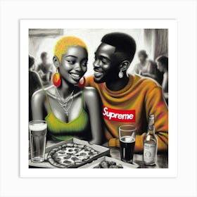 Supreme Pizza 1 Art Print