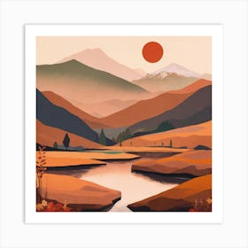 Scottish Landscape 1 Art Print