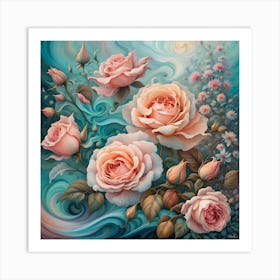 The Art of Roses Art Print