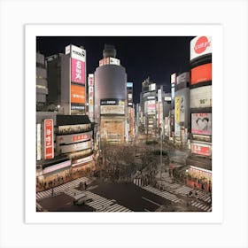 City At Night Art Print