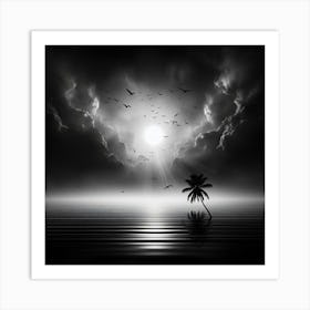 Black And White Photo 4 Art Print