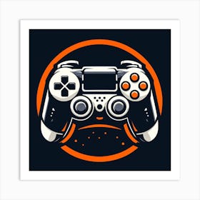 Video Game Controller Art Print