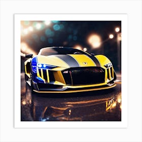 Audi R8 2 Art Print