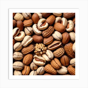 Nuts And Pistachios 1 Art Print