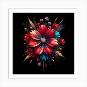 Flower Painting Art Print