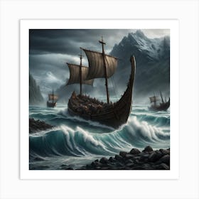 Treacherous journey Art Print