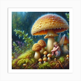 Fairy In The Forest 6 Art Print