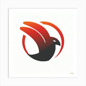 Eagle Logo Art Print