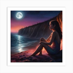 Full Moon 1 Art Print