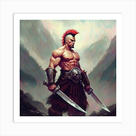 Spar Warrior Art Print