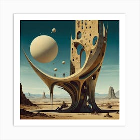 Futuristic Architecture 1 Art Print