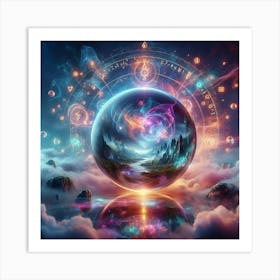 Astrological Sphere Art Print