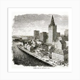 Philadelphia Skyline Art Print