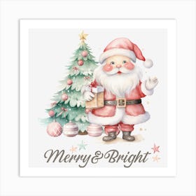 Merry & Bright 1 Art Print