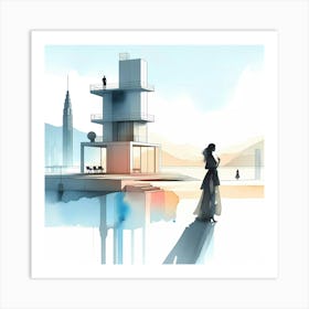 City In The Sky 2 Art Print