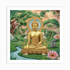 Serene Enlightenment Art Print