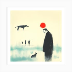 Dogs And Their People LIV Art Print