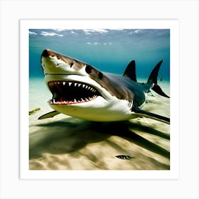 White Shark 1 Art Print