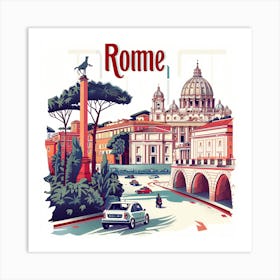 Rome, Italy Art Print